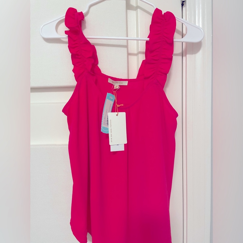 Small hot pink tank